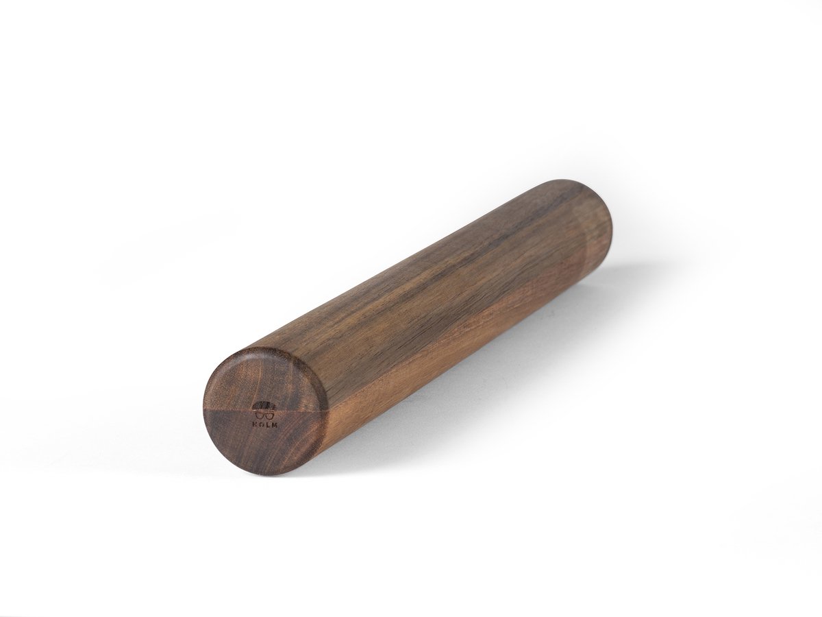 HOLM Deegroller voor Pizza & Pasta – Houten Pizzaroller voor Deeg Uitrollen – Grote Deegrol van Acaciahout – FSC Gecertificeerd – 50 x Ø 5 cm – Hout