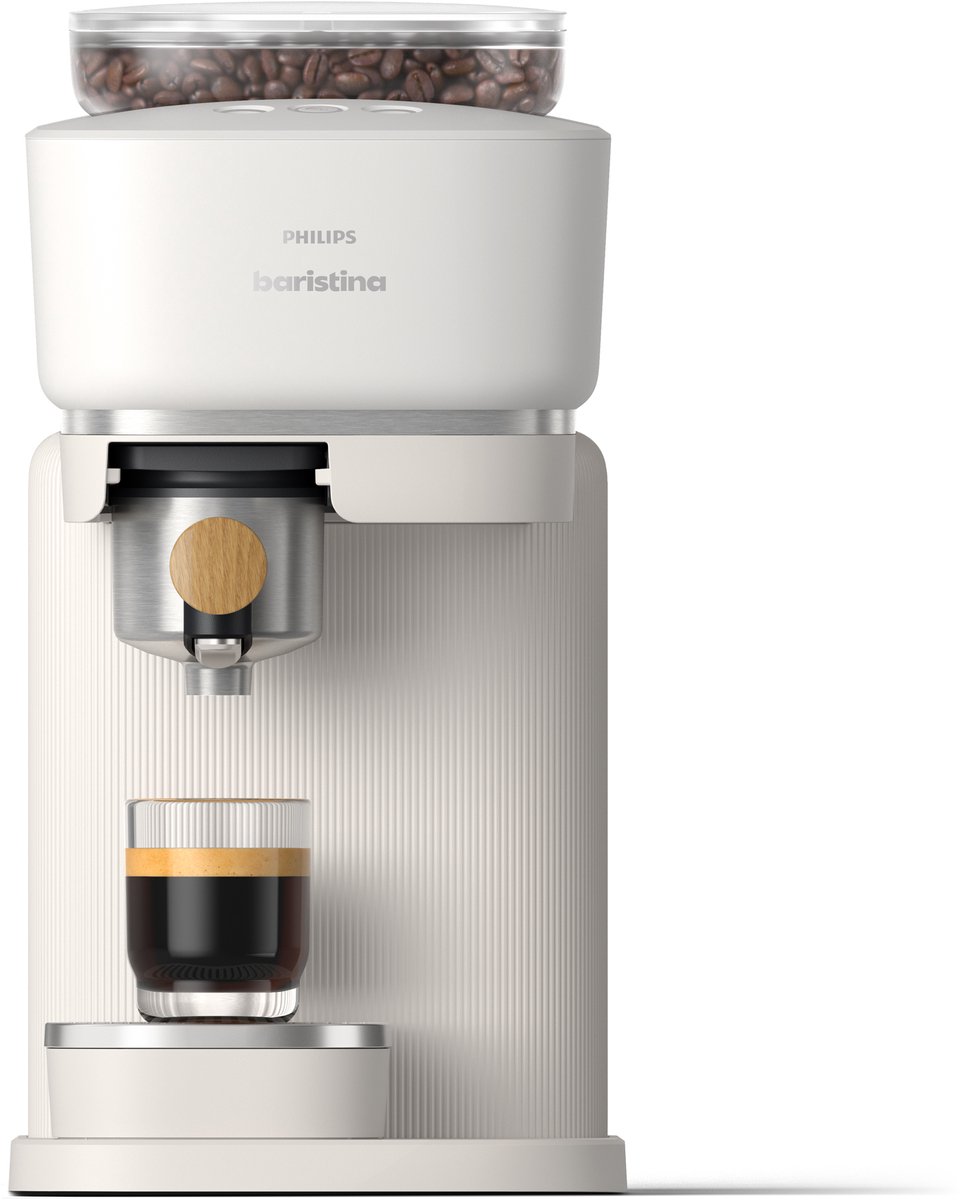 Afbeelding 2 van Philips Baristina - BAR302/20 - Espressomachine - Koffiemachine Met Bonen - Premium Wit