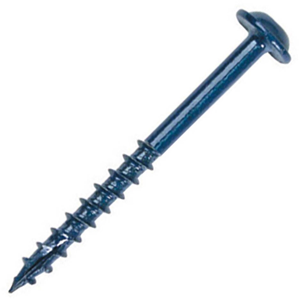 Kreg Blue-Kote WR Pocket boring schroeven met sluitringkop, grof, 64 mm, blauwe coating, #8, 250 stuks