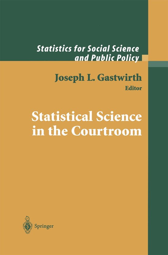 Statistical Science in the Courtroom - cover