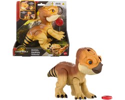 Jurassic World Rebirth Beschermdier Aquilops - Dolores - Met aanvalsactie en geluiden