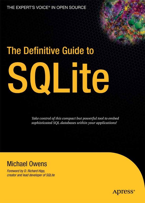 The Definitive Guide to SQLite - cover