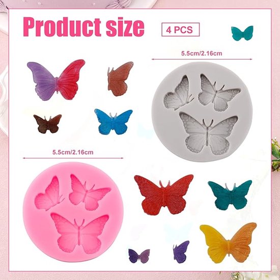 Wolk siliconen fondant vorm - Kleine siliconen mallen - Chinese stijl wolk vorm taart decoratie mal voor klei ambachten gelei cake Bellv