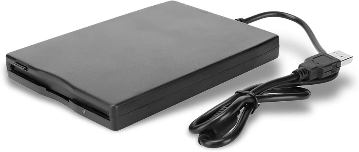 Allecto Plus - Draagbare USB-floppydrive - 3,5 Inch kaartlezer - Ultradun - Zonder externe voeding - Voor desktop en laptop - Eenvoudig bestanden overzetten