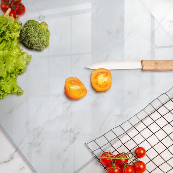 Planche De Cuisine En Verre Trempé Tulup - Constellation - 80x52 Cm - Bleu Moderne