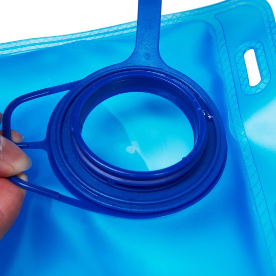 Waterzak 2L - 2 stuks - Incl Slang - Drinkzak - Anti-lek draaidop en drinktuit - Universeel - Voor Wandelen Kamperen Fietsen - Blauw van Merkloos — afbeelding 3