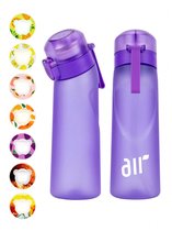 Bouteille Air Up avec paille - 3 dosettes de parfum incluses - Bouteille d'eau Air 800 ml - Réutilisable et étanche - Gourde Geur - Expérience parfumée sans sucre - Pour le Sport et le quotidien