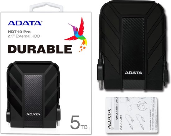 RFWR® 5TB Portable Hard Drive USB 3.1 2.5 inch van Merkloos — afbeelding 5