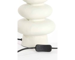 Light & Living Tafellamp Olona - Wit - Ø16x35cm - Modern - Woonkamer - Slaapkamer