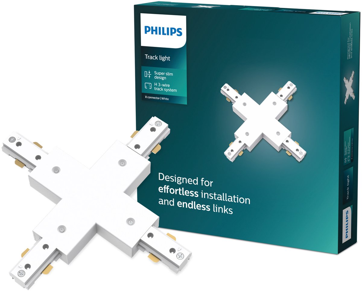 Philips EasyLink - Connector - X-vormige connector - Wit - Railverlichting