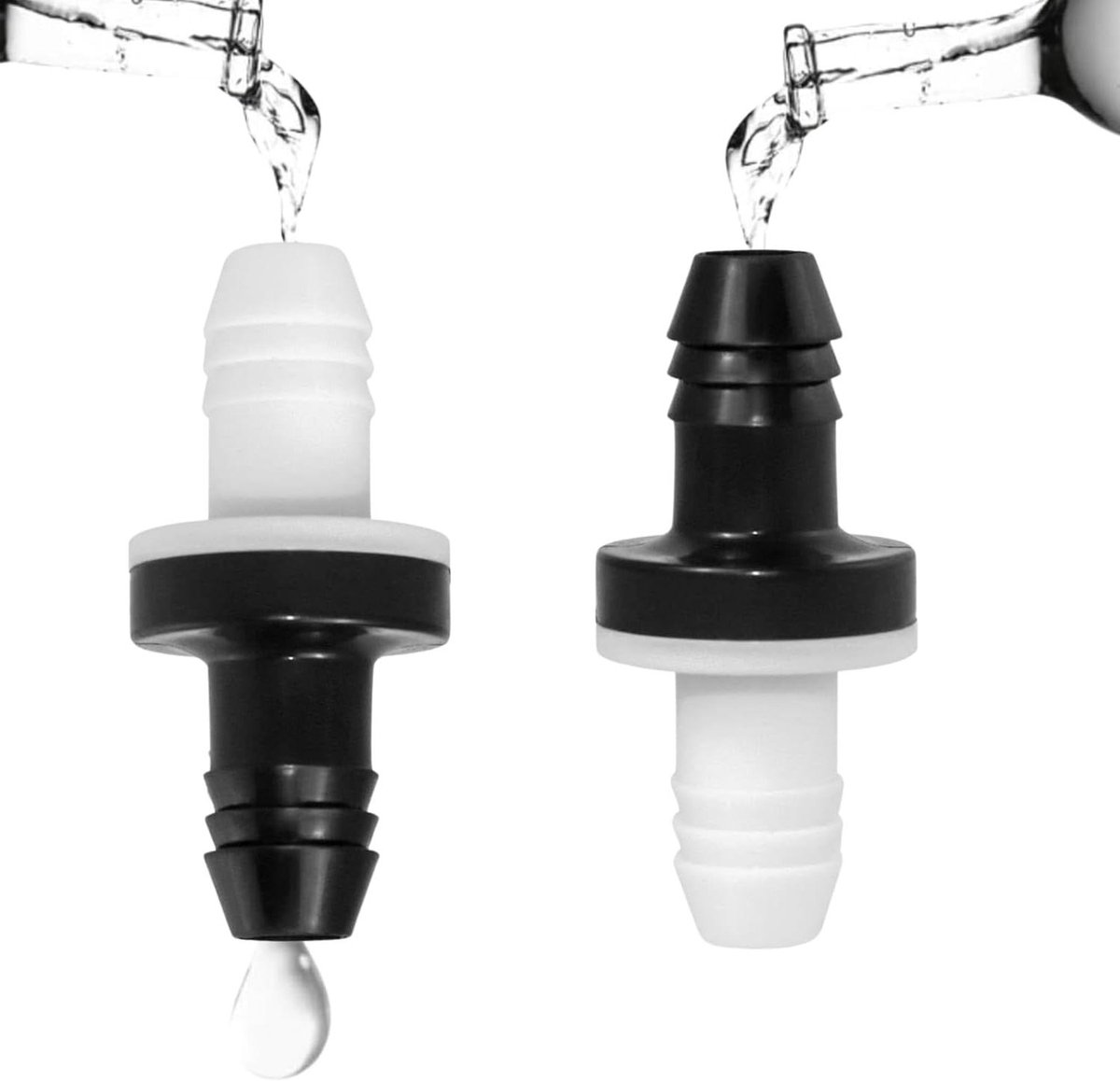 Inline terugslagklep vloeibare lucht - siliconenrubber - voorkomt terugslag - 3/8 inch