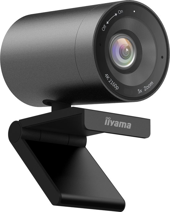 iiyama UC-CAM10PRO-1 webcam 8,46 MP 2160 x 1080 Pixels USB-C Zwart — afbeelding 2