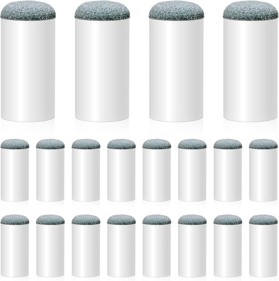 10 Pcs Pool Stick Tips - 12mm Slip On Billiard Cue Tips - Geen Lijm Of Gereedschap Nodig Vervanging Voor Snooker En Poolstokken
