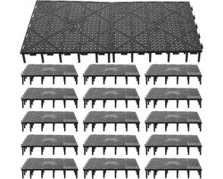 Allecto plus - Bodem Aquarium Filterplaat - 20 stuks PVC Filterbord voor Aquarium Grind - Zwart