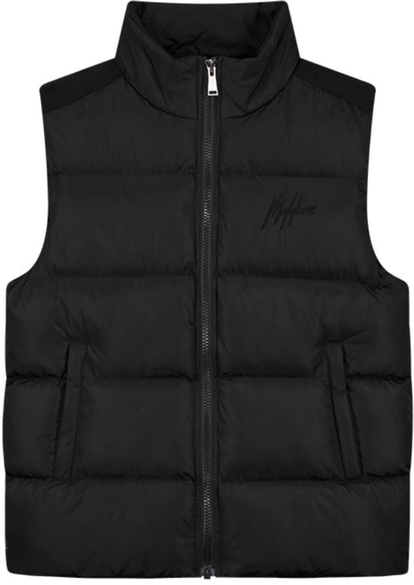 Malelions Venetian Padded Vest Zwart
