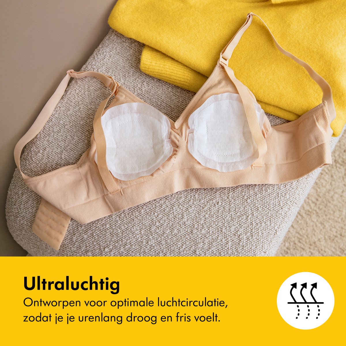 Medela - Ultra‑Ademende Zoogcompressen - 120 stuks thumbnail 6
