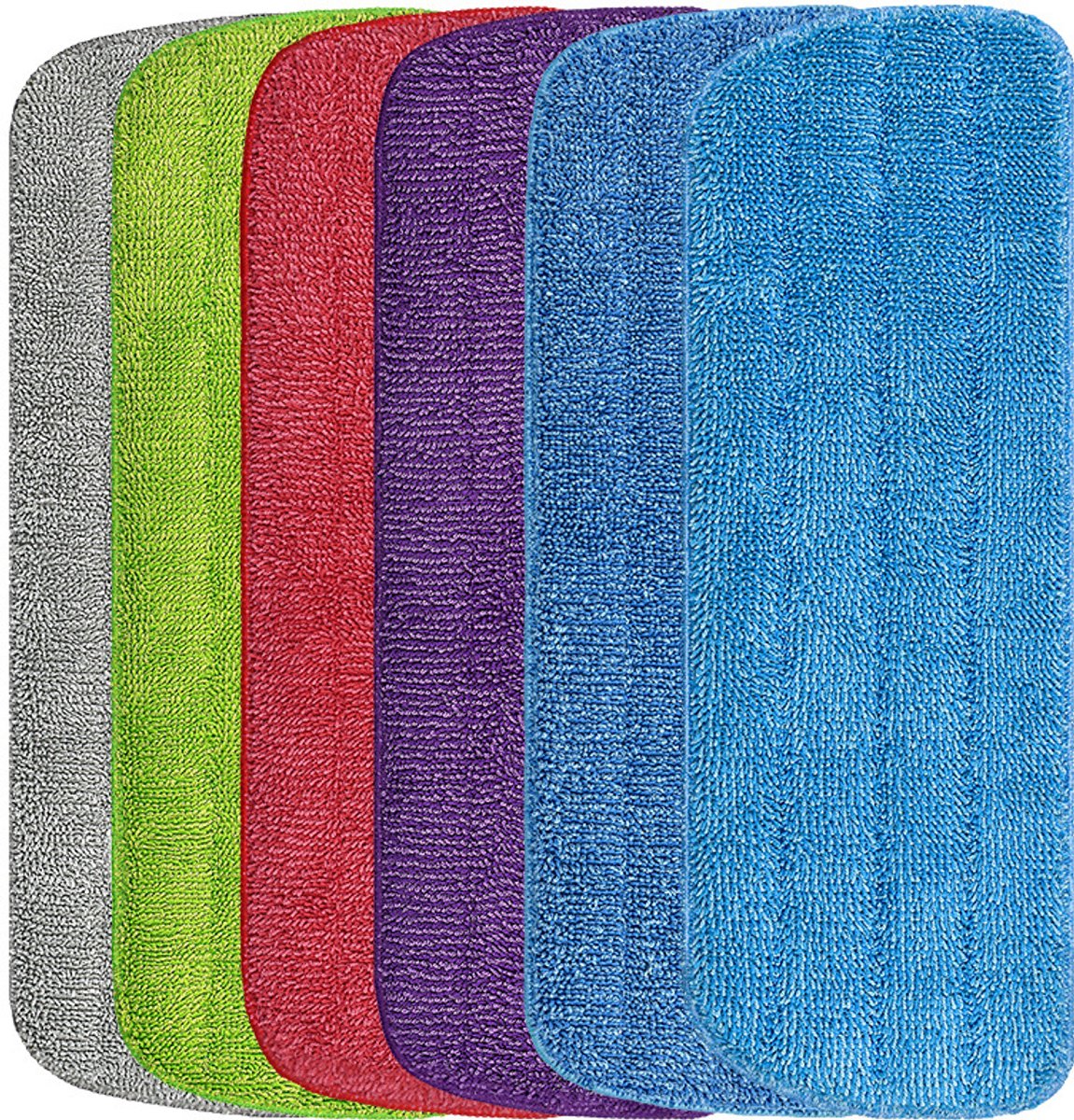 Vlakmoppen kleefband type spray water spray moppen vervangdoek microfiber moppen accessoires 6 stuks