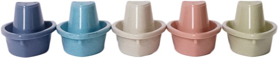 Speelgoedtopdeals - BIOplastic Badspeelgoed bootjes 5-delig - Duurzaam speelgoed van Speelgoedtopdeals — afbeelding 3