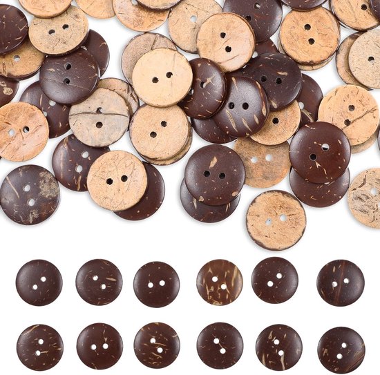 HobbyArts Parelmoer Knopen, Blush, 20 mm, 10 stuks - Bestel hier goedkoop
