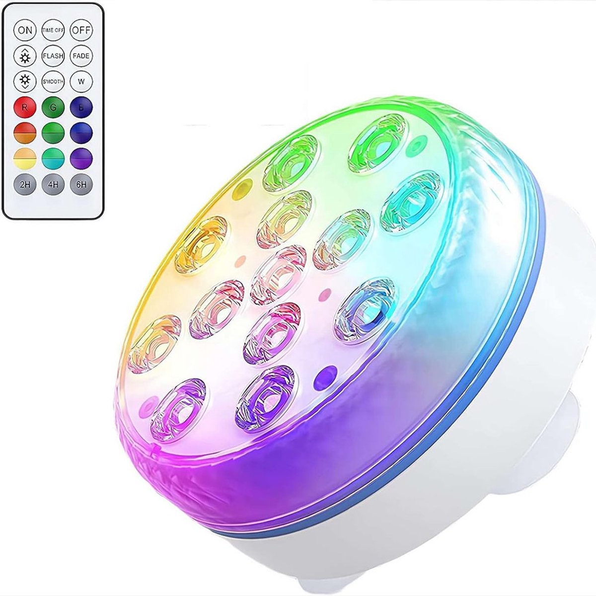 Zwembadverlichting – Waterdichte RGB LED Verlichting – LED-duiklamp Met Afstandsbediening – 1 Stuks – Voor Aquarium, Vijver, Feest Zwembadverlichting – Waterdichte RGB LED Verlichting – LED-duiklamp Met Afstandsbediening – 1 Stuks – Voor Aquarium, Vijver, Feest
