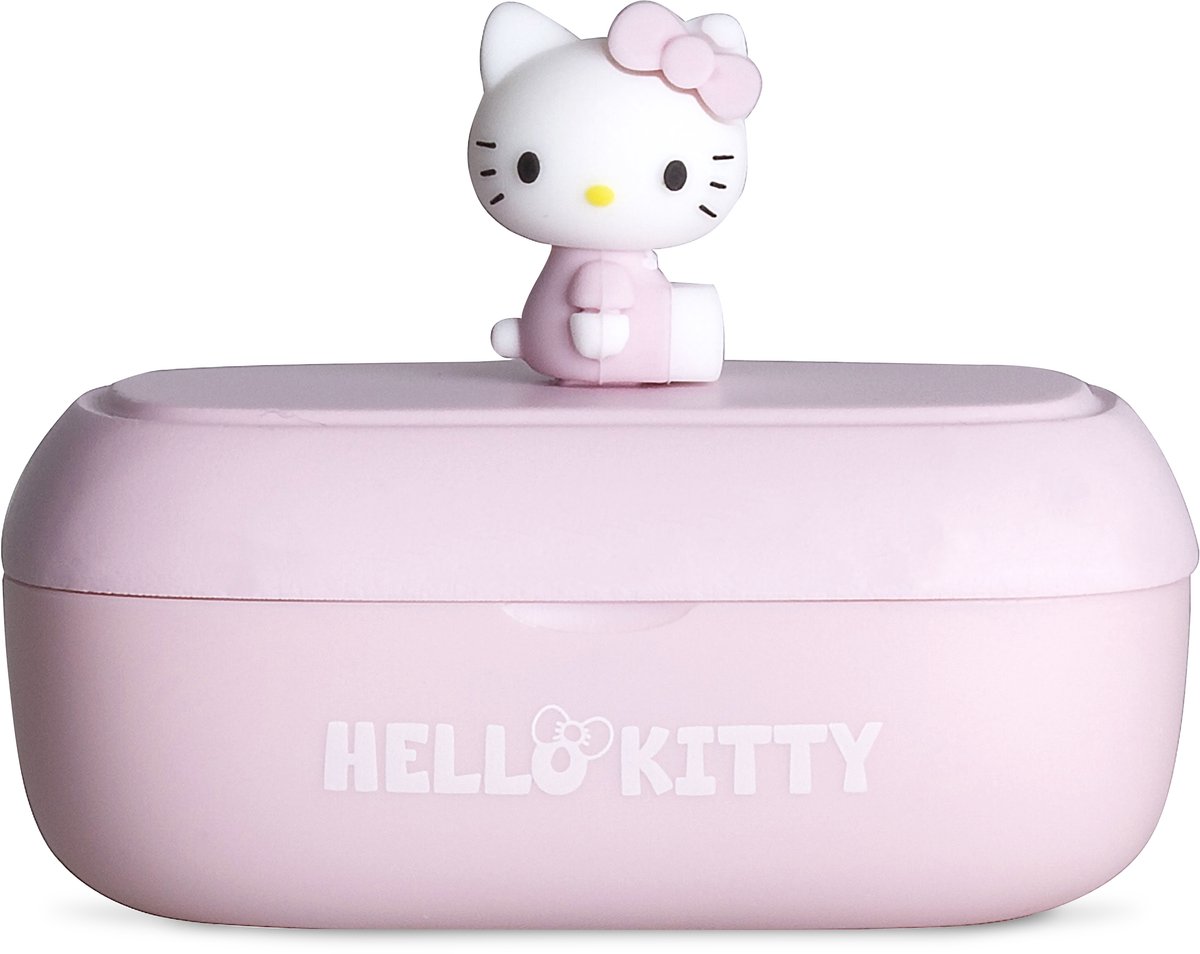 Hello Kitty - draadloze oordopjes - 3D figurine - oplaadcase - touch control - microfoon