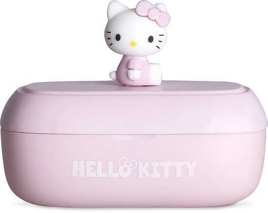 Hello Kitty - draadloze oordopjes - 3D figurine - oplaadcase - touch control - microfoon