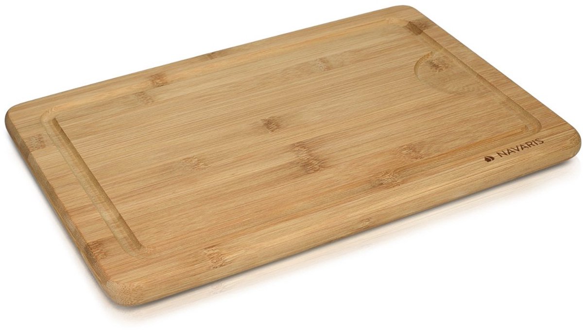 Bamboe Houten Snijplank met Sapgroef - 35 x 23,5 cm