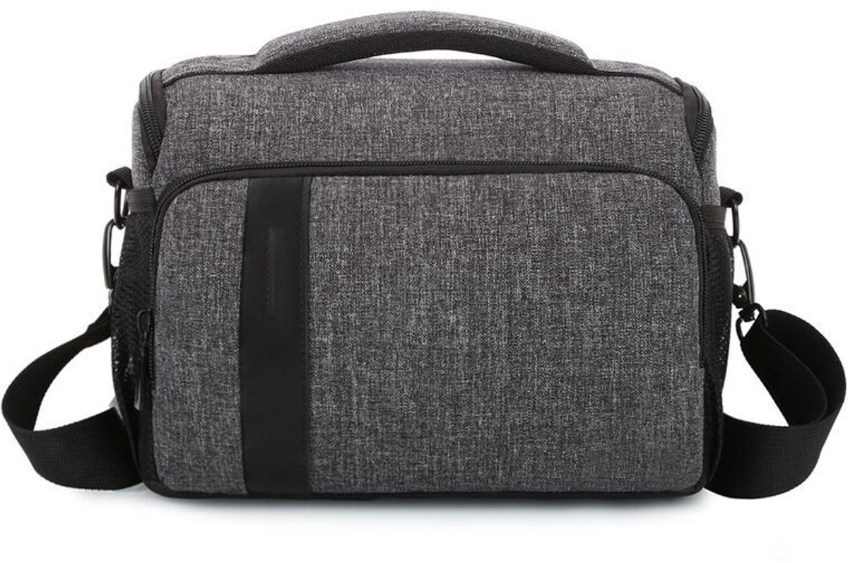 Crrynuo - SLR/DSLR-Camera-Tas - Waterdicht - Reis - Donkergrijs - Met Regenhoes - Universeel