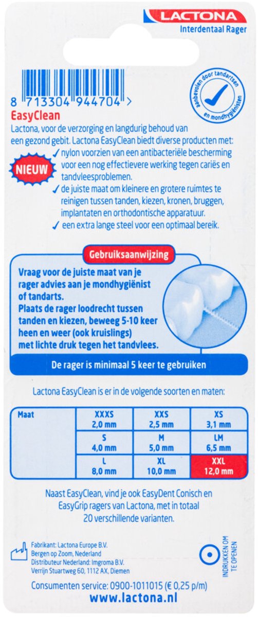 Lactona Interdental Cleaners XXL - 8 stuks