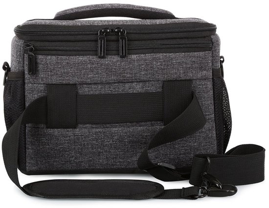 DSLR-camera-schoudertas - camera tas - Universele digitale cameratas - Tas voor fotoapparatuur - Draagbare cameratas - Multifunctionele camera-organizer - Grijs