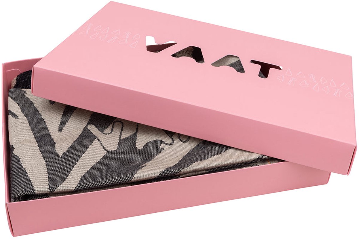 Gift set zebra zwart / zand