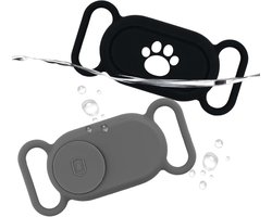 Halsbandhouders 2 Stuks voor Samsung Galaxy SmartTag2 - Waterdicht en Anti-Verlies - Huisdier Tracker Hoesje