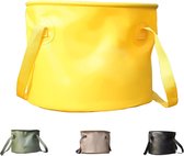 Opvouwbare afwasteil - 20 liter multifunctionele draagbare emmer - camping reizen - wandelen - autowassen Opvouwbare afwasteil
