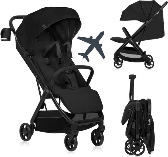 Foto: Lionelo julie air ultralichte buggy reisbuggy auto folding compact slechts 7 5 kg reizen handbagage verstelbare rugleuning tot ligstand xxl zonnescherm met upf50 onderhoudsvrije wielen vanaf 6 maanden tot 22 kg kinderwagen