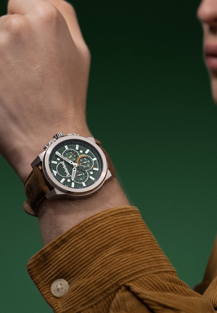 Horloge Fast Strike Green - Brown