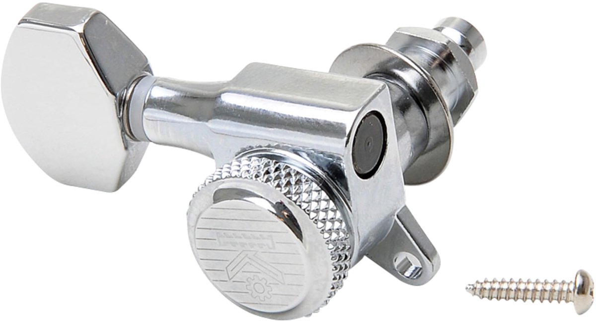 Kluson MBSL6RC Backlock Tuners 6R Chrom - Stemmechaniek voor gitaar
