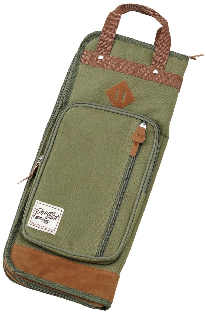Tama TSB24MG Powerpad Designer Drum-Stick/Mallet Bag (Moss Green) - Drumstick tas