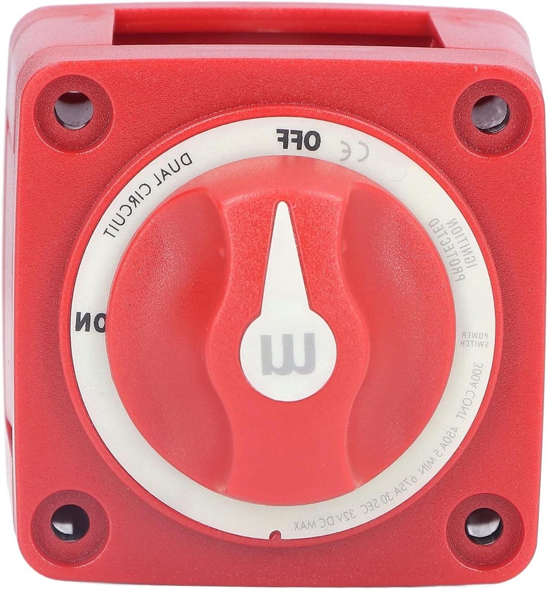 Batterijschakelaar met Dual Circuit Isolator en Cut Off Switch voor Marine Boot - 32V DC 300A - Waterdicht - Geschikt voor ATV en RV