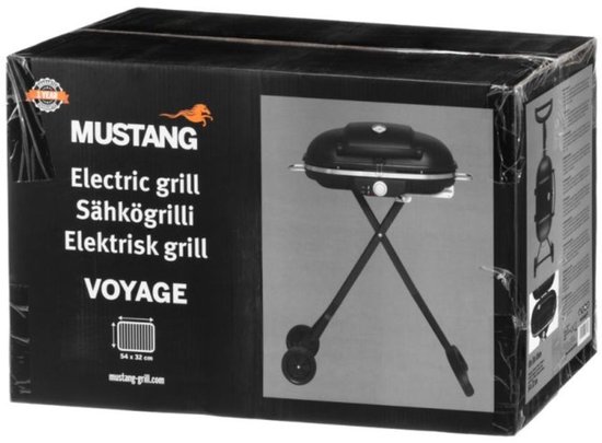 Mustang Elektrische Grill Voyage - 2400 W - 54 x 32 cm van Mustang — afbeelding 4