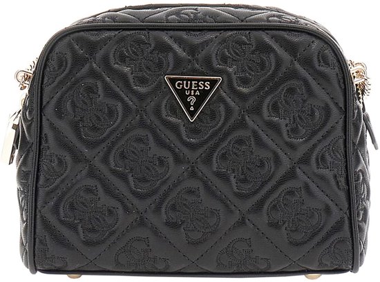 GUESS Sac à épaule bandoulière Adelasia Crossbody Camera Bag Black Noir
