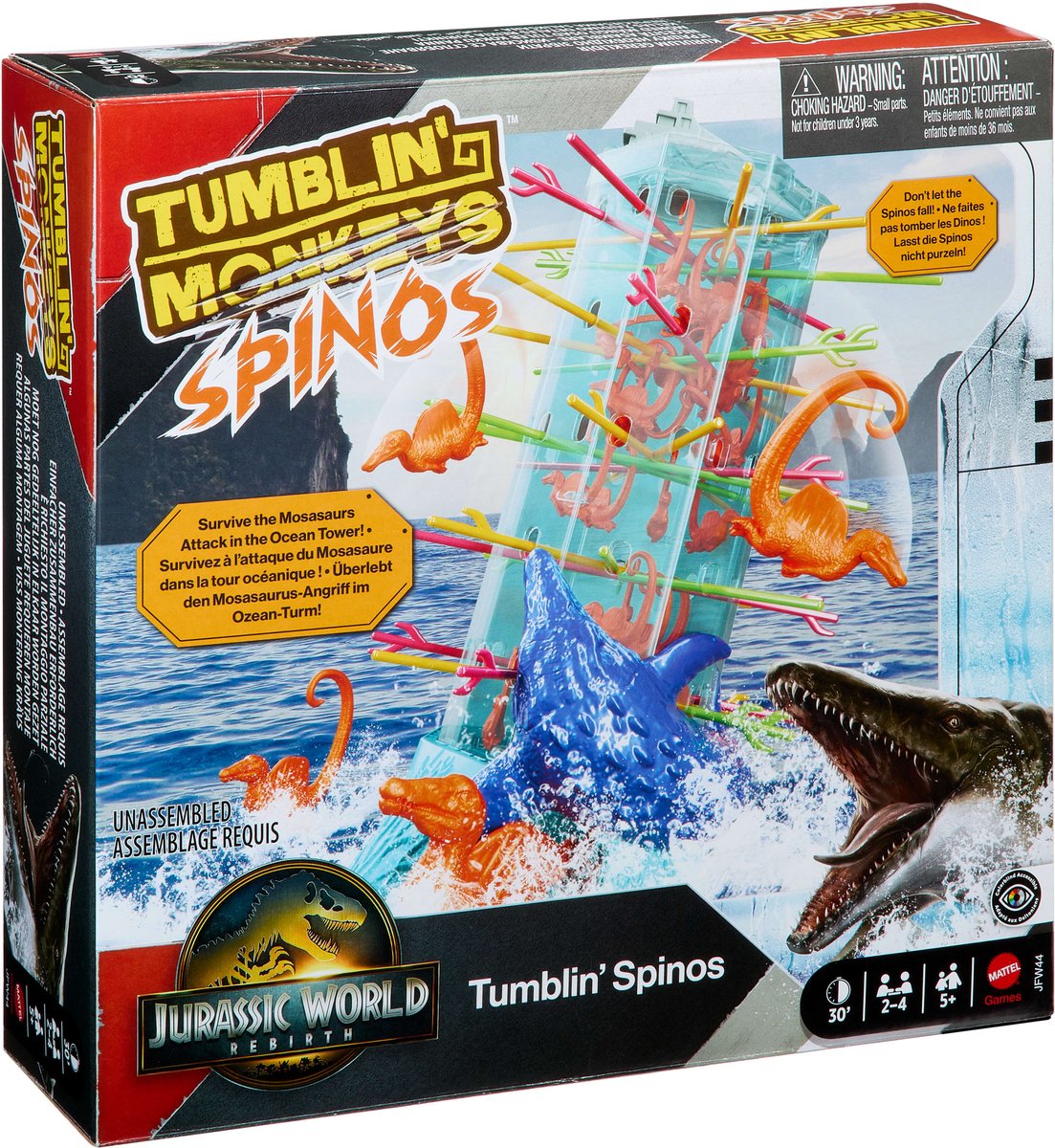 Games Tumblin' Monkeys Saga, Bordspel, Reizen/avontuur, 5 jaar, 30 min, Familiespel