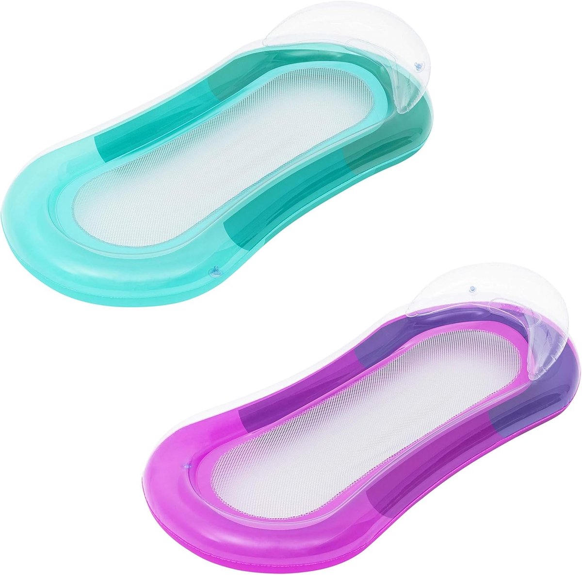 Lexium Tanning bed – Tanning pool – Opblaasbaar luchtbed – Zwembadmatras met rugleuning – Zwembad ligbed volwassenen – Drijvend luchtbed – Pool float – Opblaasbare tanning lounger – Luchtbed met bekerhouder –