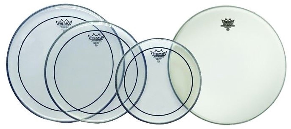 Remo PP-0110-PS - ProPack (10, 12, 14 Pinstripe Clear + 14 BA-0114-00 GRATIS)
