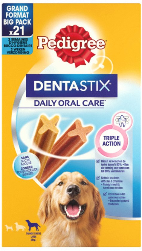 Pedigree Dentastix Maxi Multipack 21-Pack - Hondensnacks - 810 g 21 stuks