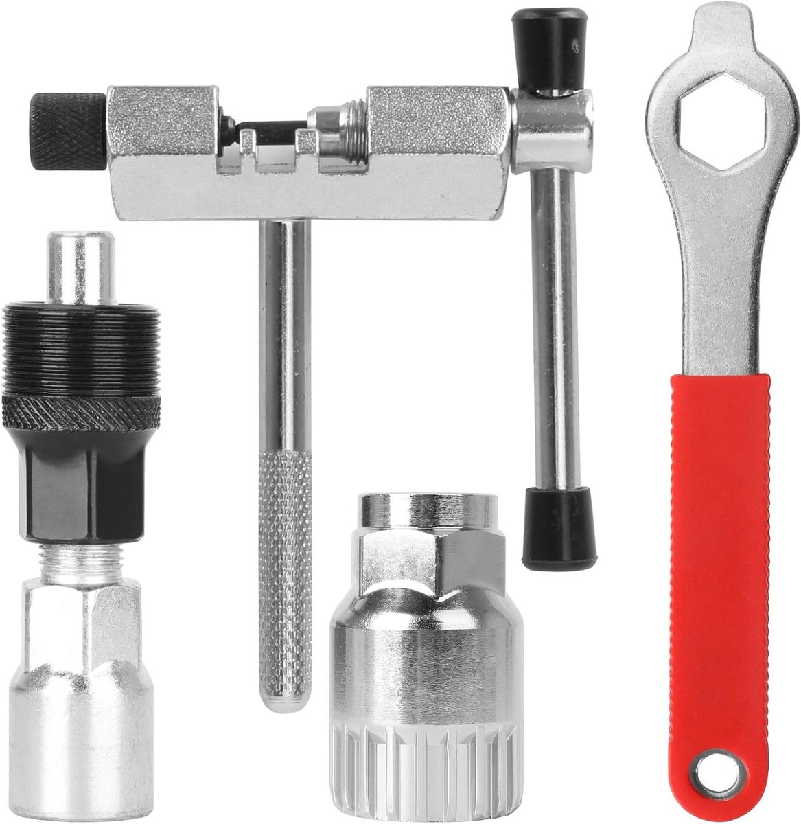Allecto Plus - Professioneel fietsreparatiegereedschap voor het verwijderen van de fietsslinger met cranktrekker en trapas gereedschap - 16 mm sleutel - fiets zwengel gereedschapset
