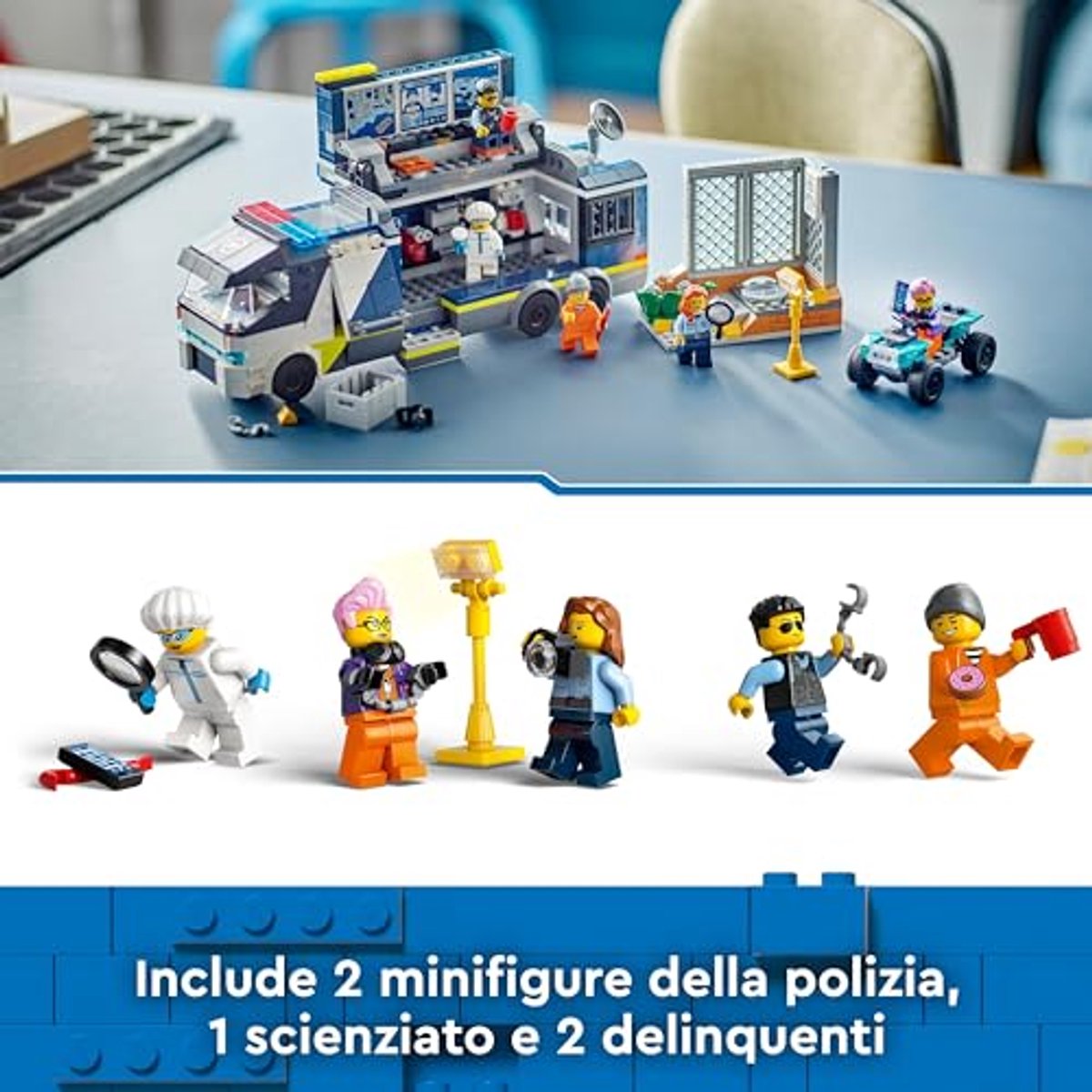LEGO 60418 City Politielaboratorium in truck Politie Speelgoed voor Kinderen vanaf 7 jaar — afbeelding 9