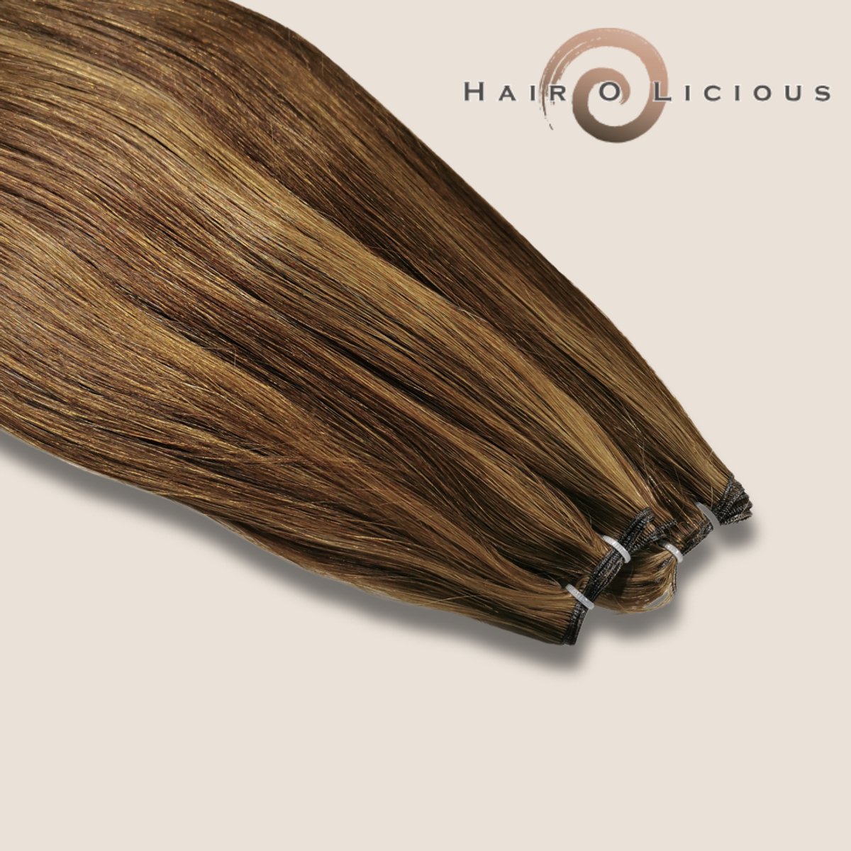 Genius Weft | Europees Haar | #4/8 Piano, Lengte-40cm/16", Gewicht-20 gram