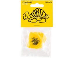 Dunlop Tortex Standard .73 Plectrum 12-Pack geel - Plectra