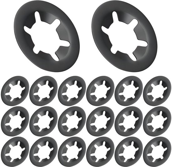 Allecto Plus - 20 stuks Sterveerringen 3mm I.D 10mm O.D Interne Ringen ...