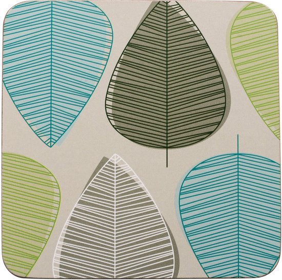 PREMIER Housewares 5100161 Set di 3 Strofinacci Foglio, 100% Cotone, Arancione
